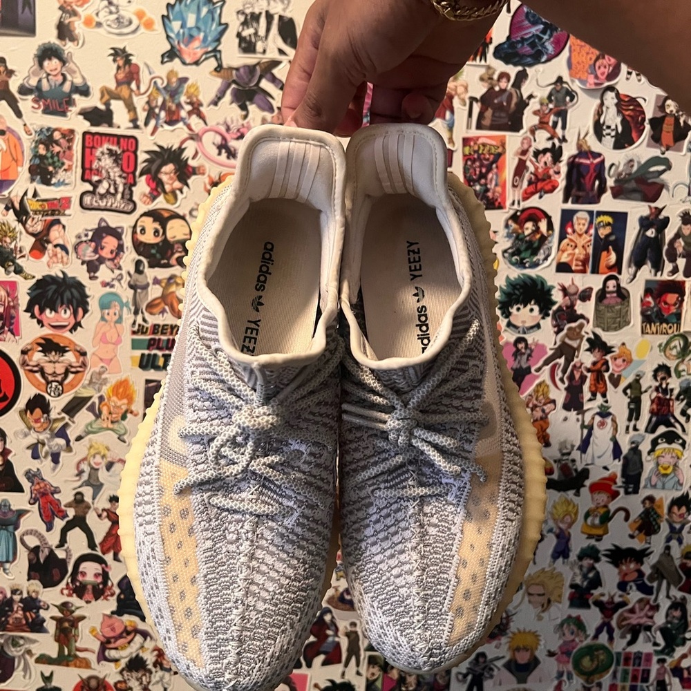 Yeezy Sneakers in Gray and Cream